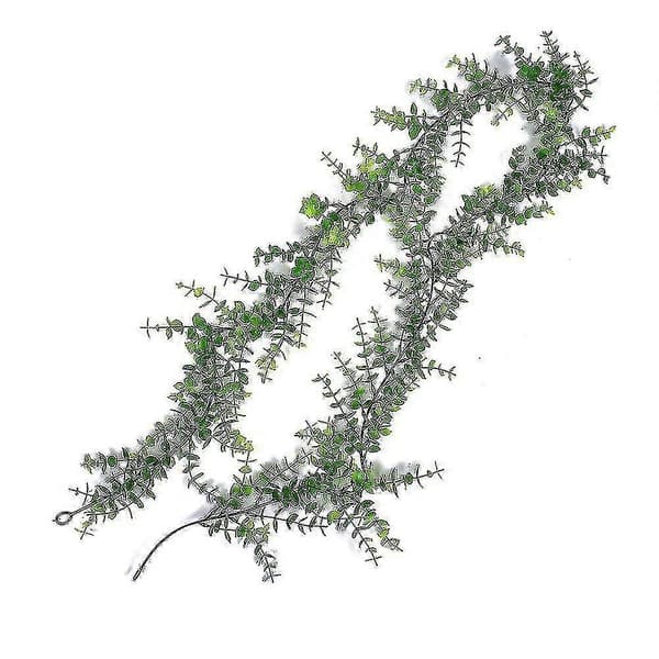 Falsk Eukalyptus Grön Girlang Bröllop Bakgrund Båge Väggdekor (set2)