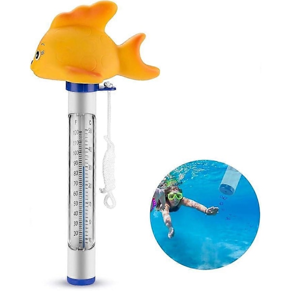 Flytande Pooltermometer, Vacker Inomhus Utomhus Termometer för Pool Spa Badkar Jacuzzi Akvarium Vattentemperatur