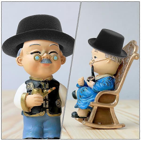 Sorte miniature cowboyhatte til dukker, tilbehør, 12 stk. stof sæt