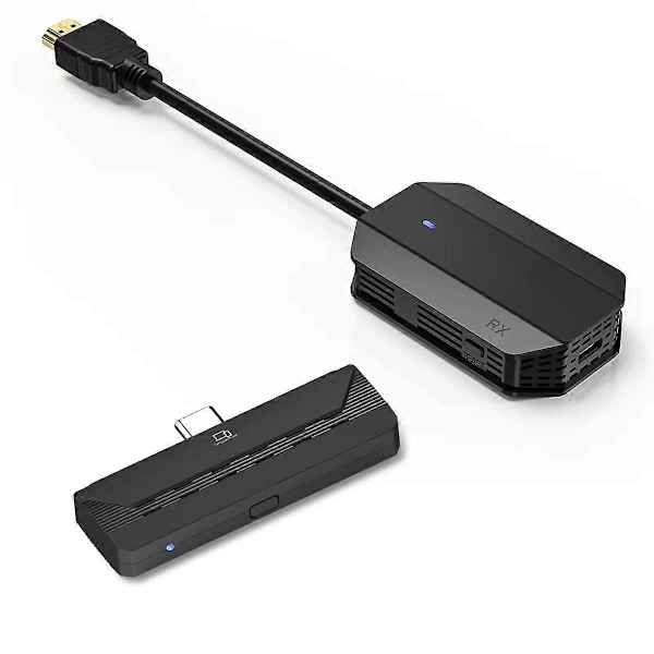 Trådløs forlengelsesledning - Kompatibel Type C-mottaker Sender Smartphone Nettbrett Laptop for Streaming Vi