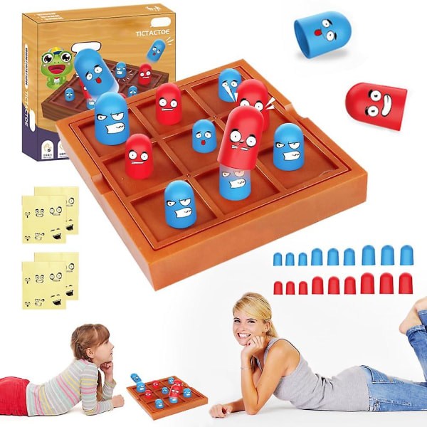 2 Spelare Tic Tac Toe Ät småvilt Förälder Barn Interaktivt,brädspel