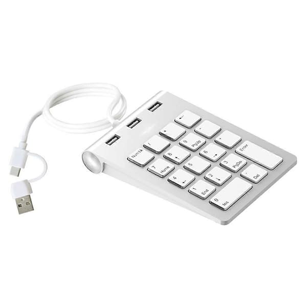 Mini Numeronäppäimistö 18 Näppäimen Numeronäppäimistö
