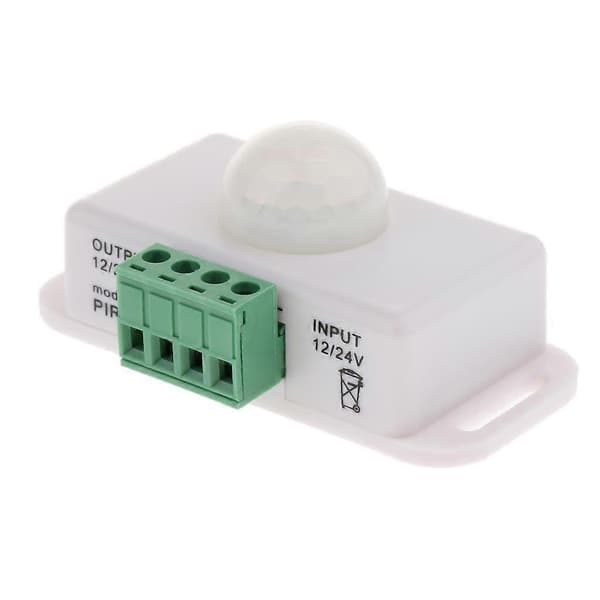 DC 12V 24V PIR Bevegelsessensor Bryter for LED Lyslamper, LED Strip Lys