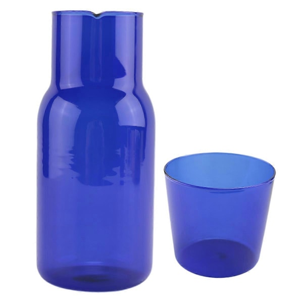 parent Candy Color Glass Tekoppsett Enkel Varmebestandig Drikke Juicekopp med Tekanne W