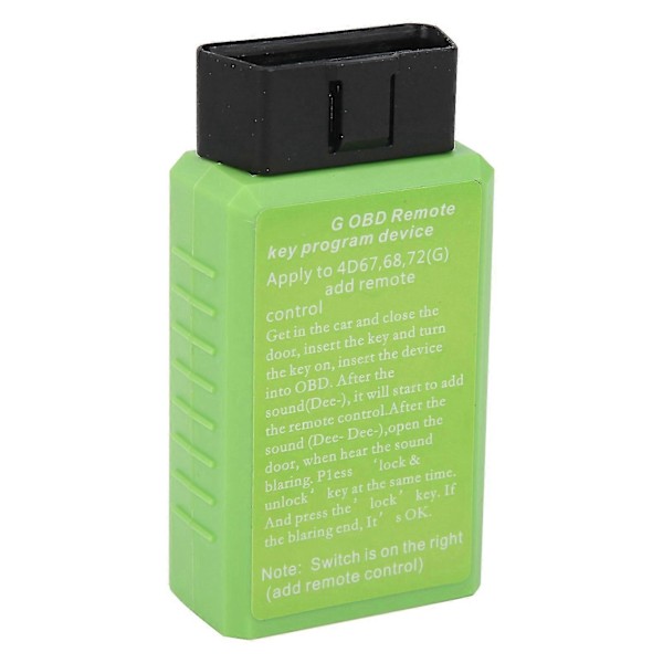 OBD Auto Nyckelprogrammeringsenhet för Transpondernycklar Matchande G H Chip