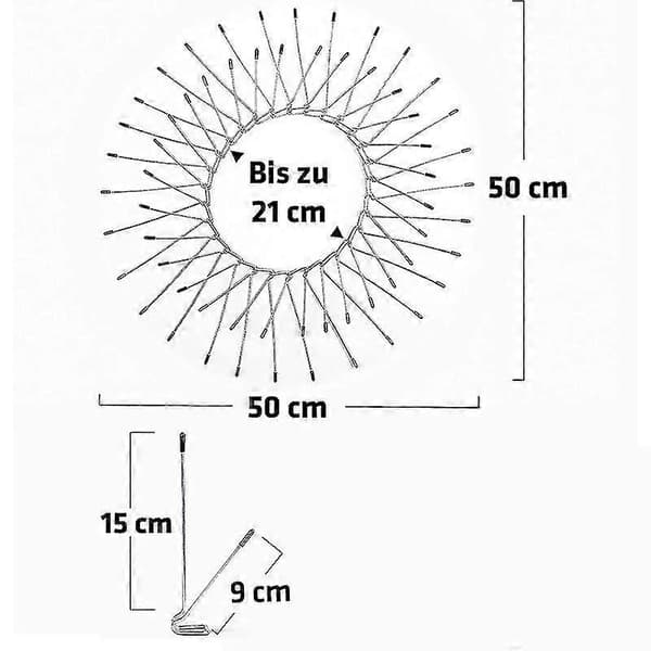 Anti-mår Kattekrage For Takrenner Nedløpsrør Stolper Trær Diameter 100 Mm Til Diameter 120 Mm, Rustfritt Stål, Sett Med 2