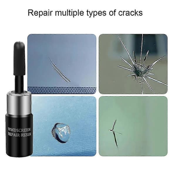 3-pack Spårfritt Reparationskit för Spräckt Glas