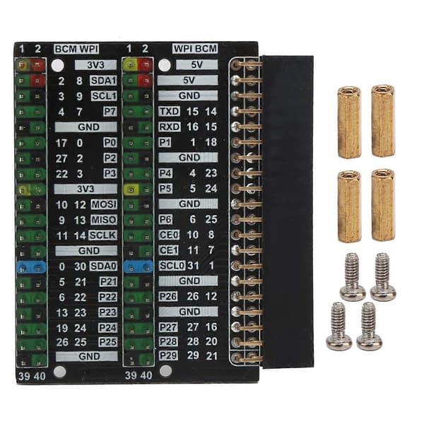 GPIO Expansionskort Gränssnitts Förlängningsadapter Modul Dubbel Rad för Raspberry Pi 400