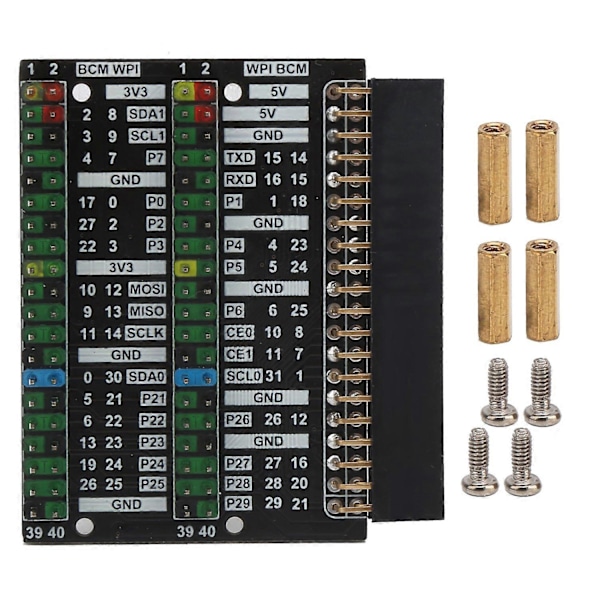 GPIO Udvidelseskort Interface Udvidelsesadapter Modul Dobbelt Række til Raspberry Pi 400
