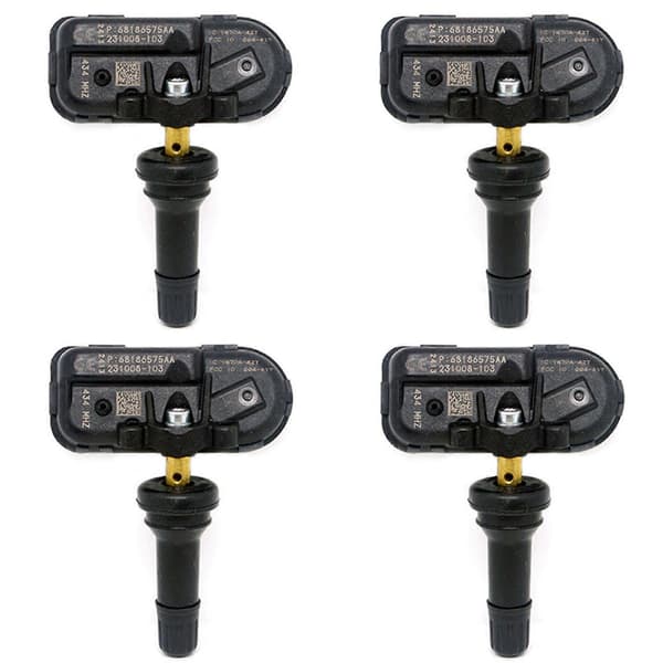 4X Dekktrykksensor TPMS for 2014 2015 2016 68249197AA