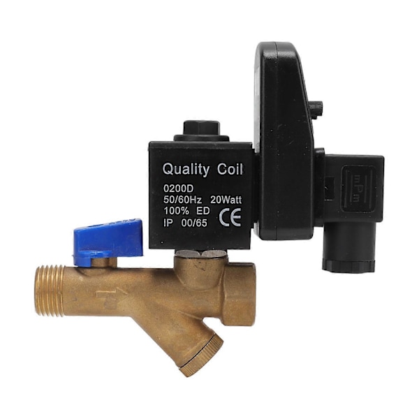 Elektronisk dräneringsventil DN15 G1/2 16bar Arbetstryck Mässing Ljudfri Automatisk Dräneringsventil för A