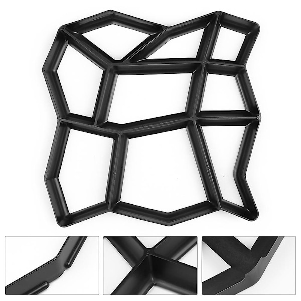 Sti Kant Maker Sti Form Gjenbrukbar Betong Sement Stein Design Belegningsstein Gangvei Form DIY Gjenbruk