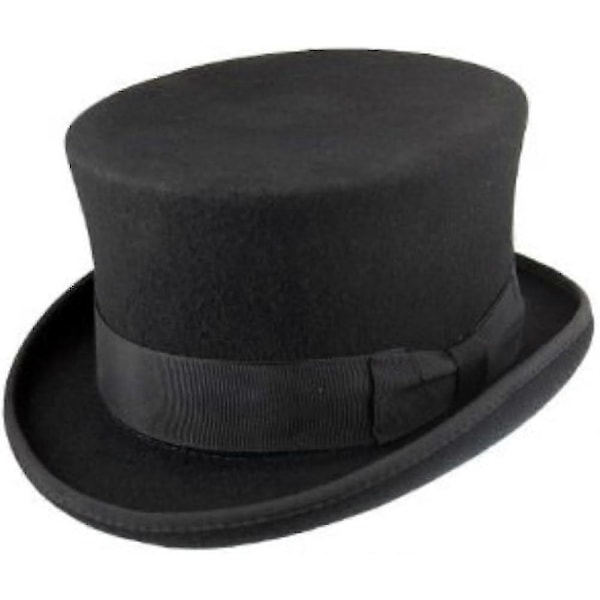 Ab Hats Håndlaget 100% Ull Satengforet Flosshatt Small Til Xxl TAO