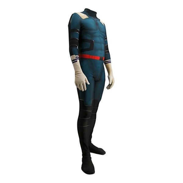 Anime Cosplay Kostymer Midoriya Izuku Jumpsuit Full Sett Battle Uniform Halloween Fancy Dress Kostyme Antrekk For Unisex Kid M 110 120