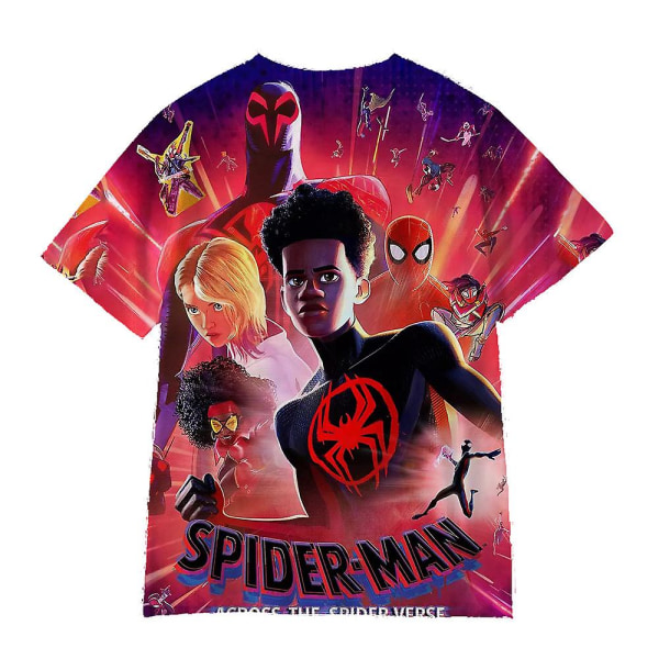 Børns drenge Marvel Super Hero Spider-Man: Spider-Man kortærmet T-shirt Sommer Spider-Man-tøj Casual T-shirt-top style 2 8-9Years