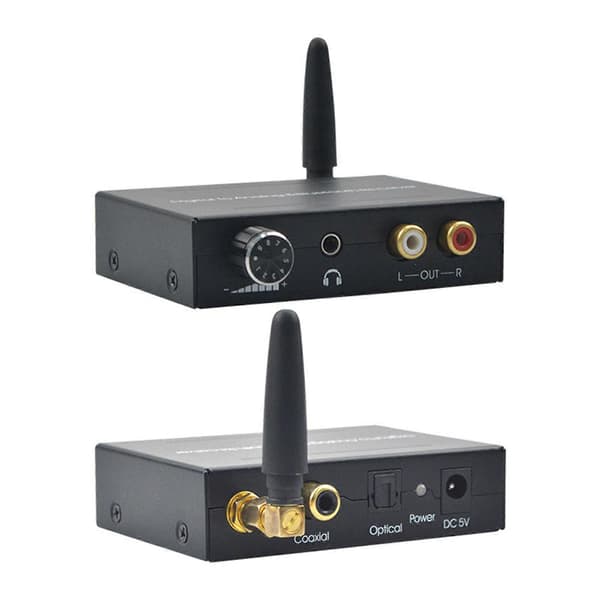 3.5MM Jack Koaksial Optisk Fiber Digital Til Analog Lyd Rca L/R Lyddekoder