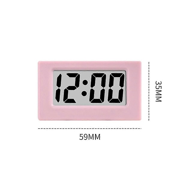 Mini Klocka Triangel LED-Skärm Lectronisk Digital Väckarklocka Skrivbordsklocka för Hemmakontor Bord B