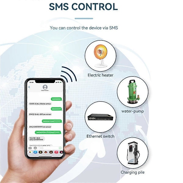 RL2 4G Smart Controller Relæ Switch Timer SMS App Fjernbetjening Hvidevarer Dørportåbner C