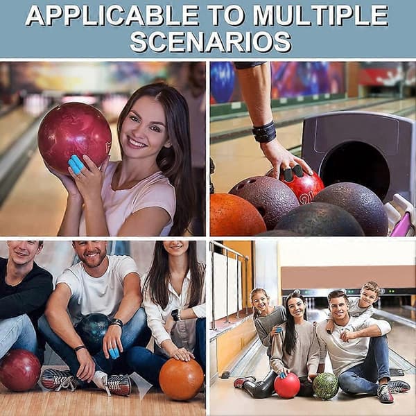 120 st Bowling Tumtejp Elastiskt Tumskydd för Bowling, A