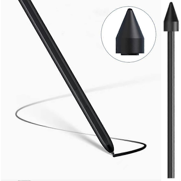 [5 stk Myke Spisser] Oem Tab S8 Spisser, Nibs [0,7 mm] Erstatning For Samsung Galaxy Tab S8/s8 Plus/s8 Ultra Stylus S Pen +verktøy (s8/s8plus/s8 Ultra Svart)