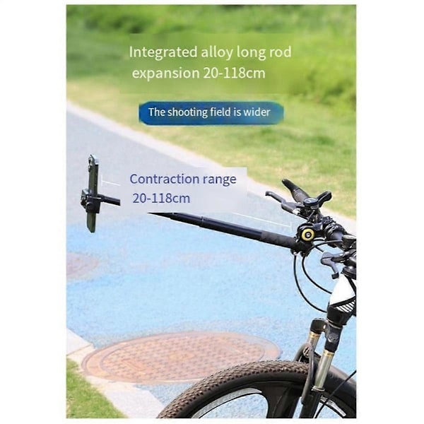 Motorsykkel Sykkel Panoramisk Monopod Usynlig Stativ for Max Her 11 10 9 One X2R Action Camera Acce
