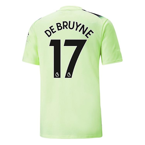22-23 Manchester Cityn vieraspaita nro 17 Kevin De Bruyne -paita S