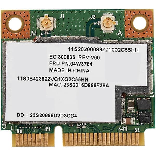 2X BCM943228HMB 04W3764 WIFI Trådløs Bluetooth 4.0 Halv MINI PCI-E Kort Kompakt for E130 E135 E330