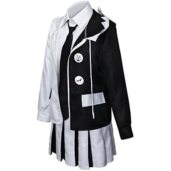 Anime Black White Bear Cosplay -asu Monokuma Halloween Carnival Party Cosplay -asu naisille M