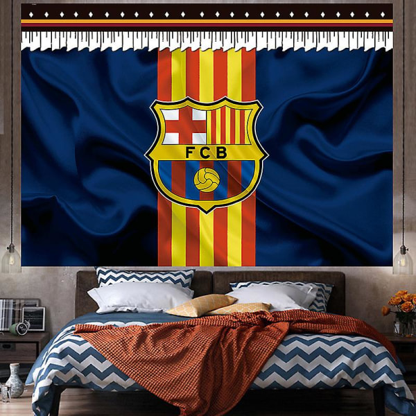 Fotballstjernebakgrunn Neymar Europa League dekorative klut Tibetansk verdensmesterskap hengende klut style 2 150x110cm