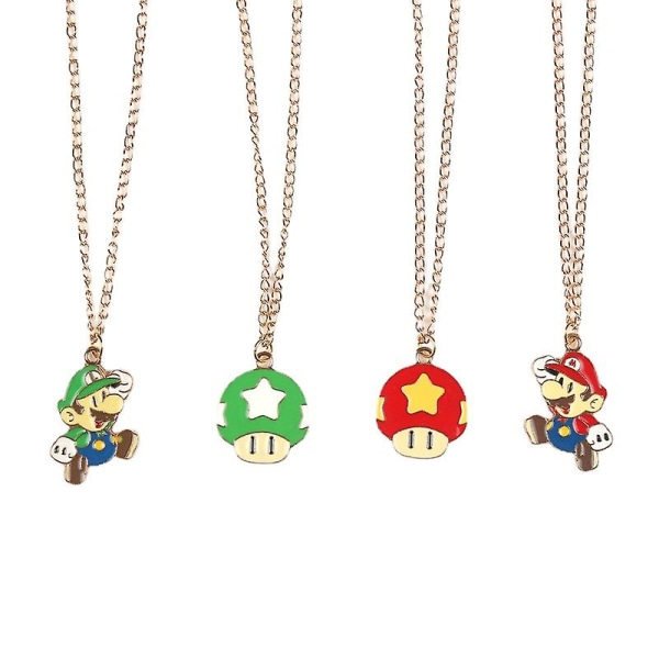 Super Mario Bros Halskjede Kawaii Anime Choker Halskjede Mote Smykker Tilbehør Barn Bursdagsgaver 3