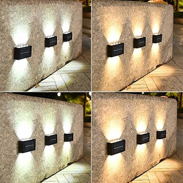 Nya modeller lyser upp ditt utomhusutrymme med 2 st Solar Up & Down vägglampor!