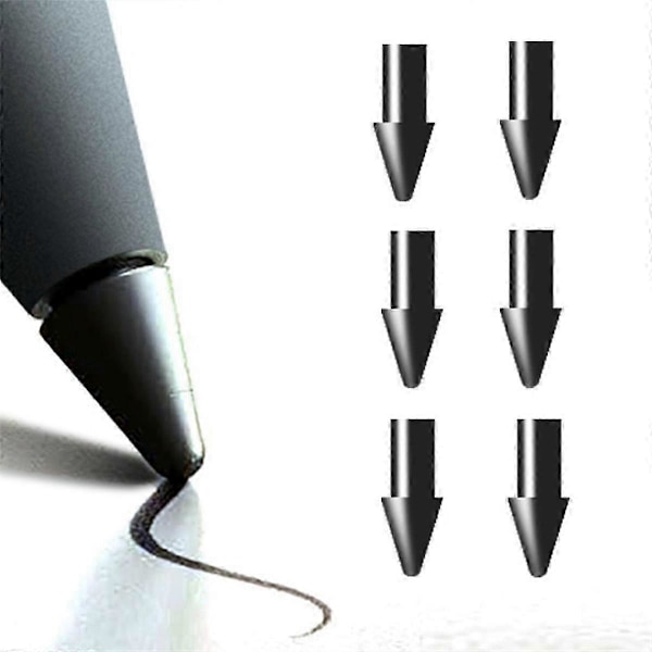 6 stk. Udskiftningsspidser til Remarkable Paper Pro Pen Udskiftningsnibber til Præcis Skrivning og Ske