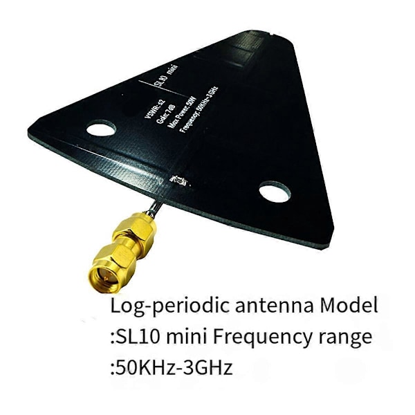 Til Nanovna Log-periodisk Antenne 50K~10.5GHz Høj Forstærkning