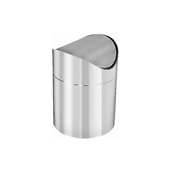Badeværelsesspand i RUSTFRIT STÅL, Sølv