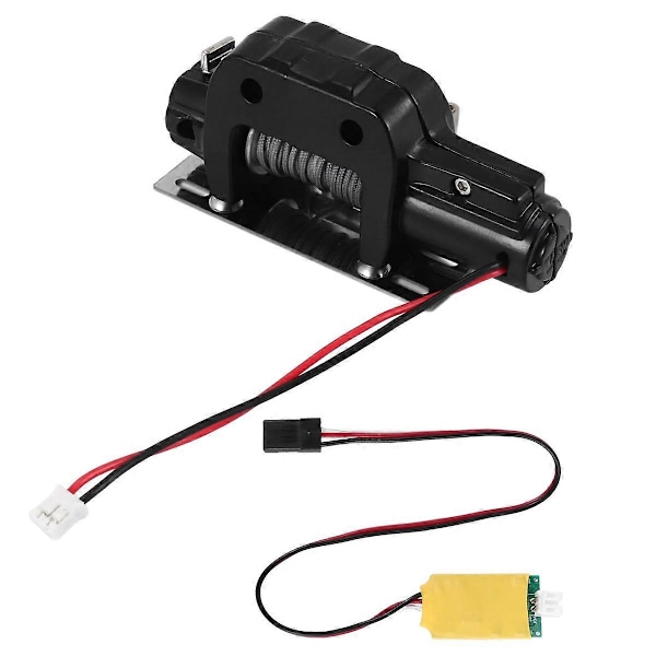 Automatisk metallvinsj med 3CH kontrollinje for 1/10 RC Crawler Car Axial SCX10 TRX4 oppgraderingsdeler A