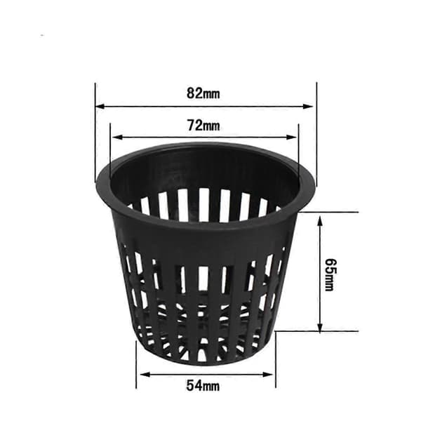 5x s Kurv Aeroponisk Plantesæt Sort, Sort,