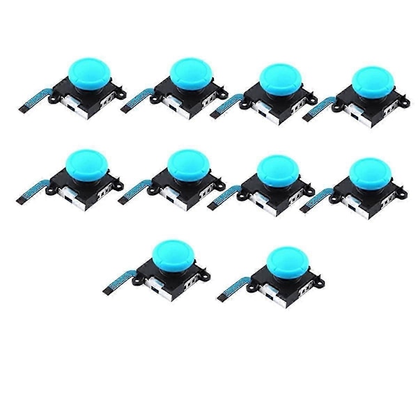 10 st 3D Analog Joystick Switch Lite Joycon Controller Handtag Joystick För Switch Lite Speltillbehör