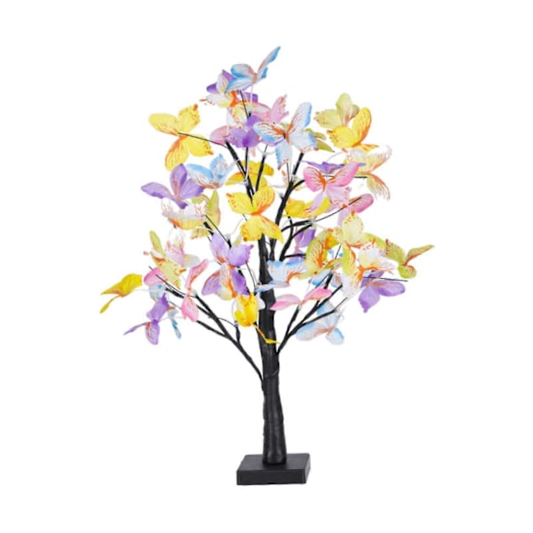 Butterfly Blossom Træ Lys 60cm Natlys Justerbare Grene USB Drevet til Bordplade Værelsesindretning Seng Bryllup Soveværelse