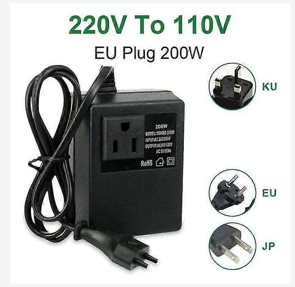 Spenningstransformator nedtrapping 220v til 110v ac nedtrapping reise spenningstransformator