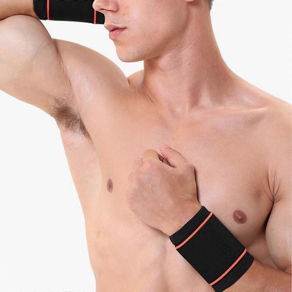 Justerbara handledsbandage, handledsstöd, andningsbart handledsband, handledsbandage för träning, elastiskt handledsstöd