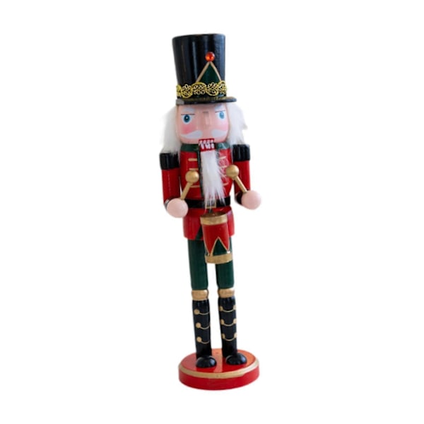 Nötknäpparfigur Julnötknäppare Juldekor Skrivbordshantverk Traditionell Ornament för Helg Eldstad Fest