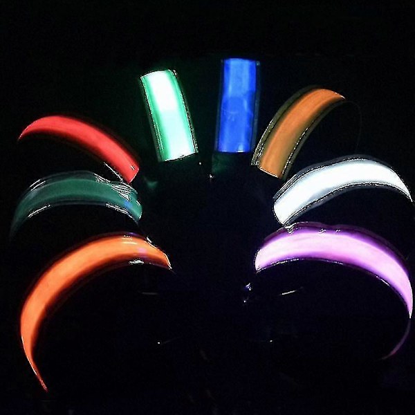 Ladattava LED-valo-armband LED-heijastava ranneke yöpunainen