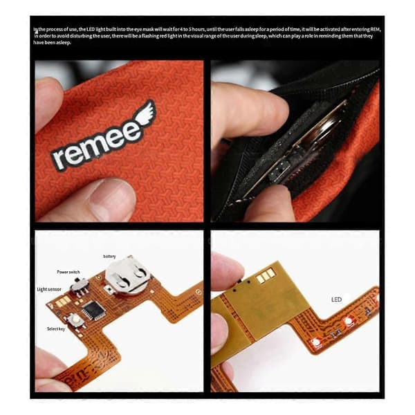 Remee Lucid Dream Mask Älyunimaski 3D Silmämaski E