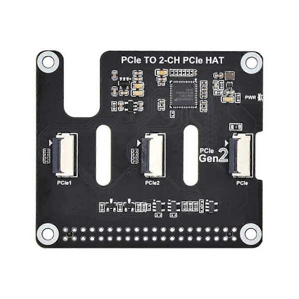 Til Raspberry Pi 5 PCIe til FFC Udvidelseskort Dual-Channel PCIe FFC