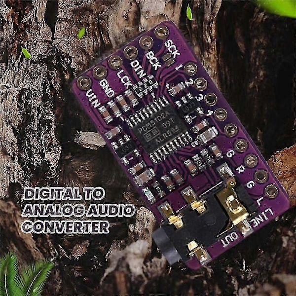 PCM5102 I2S IIS Digital Audio DAC Dekoder Modul Stereo DAC Digital-Til-Analog Konverter Stemmemodul for