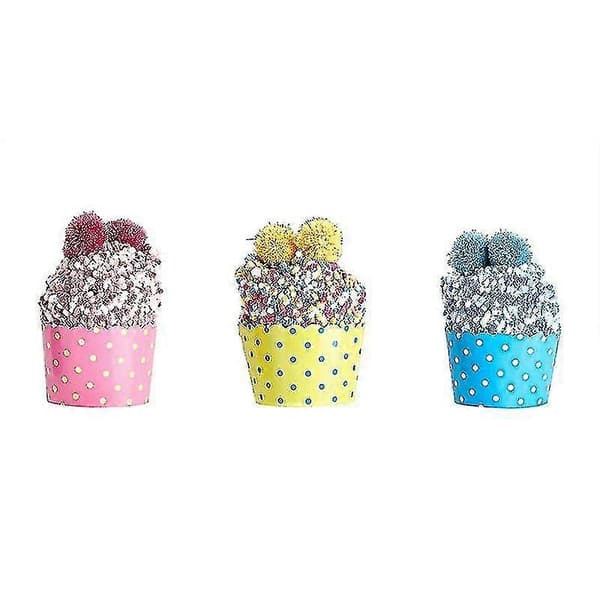 3 st Cupcake Mysstrumpor Dam Present För Kvinnor Presentförpackning Strumpor - ya
