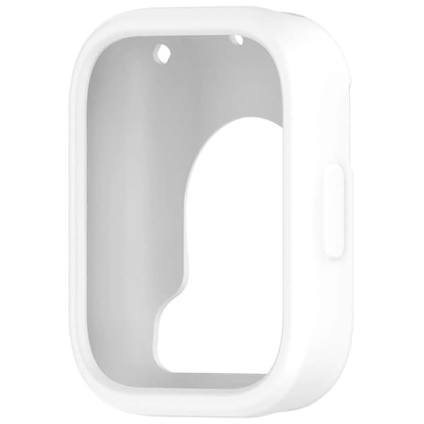 För Xiaomi Redmi Watch 5 Active Silikon Klockfodral Stötsäker Stötfångarram - Vit