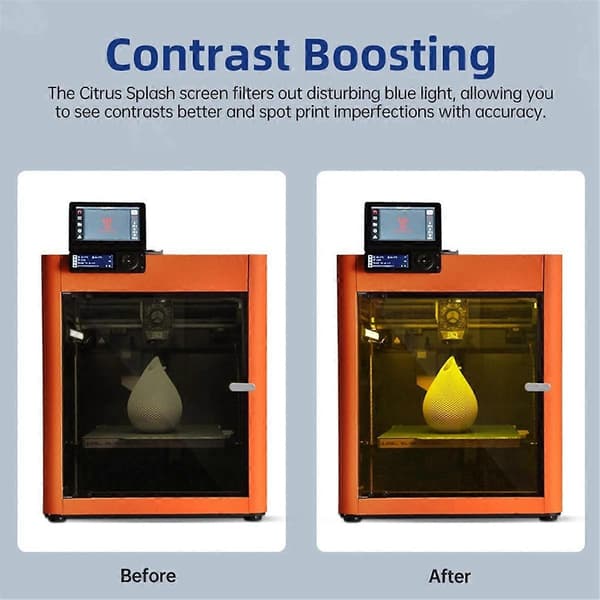 BIQU 3D Printer Skal til BambuLab X1 P1 3D Printer Dele orange
