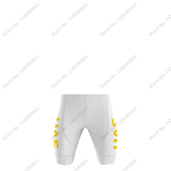 Svart UAE Team 2023 Golden Cykeltröja Set Kortärmad Herrkläder Road Bike Shirts Kostym Cykel Bib Shorts MTB Maillot 11 4XL