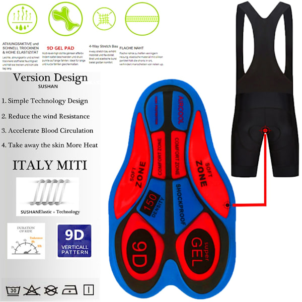 2022 Nyt KUOTA Team Cycling Kit Mænd Sommer Outdoor Bike Konkurrence Tøj skinsuit Hagesmæk 9d Gel Shorts Ciclismo ropa de hombre 3 4XL